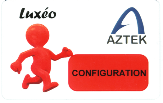 AZTEK Luxeo Configuration-Card