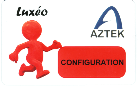 AZTEK Luxeo Configuration-Card AZTEK Luxeo Configuration-Card
