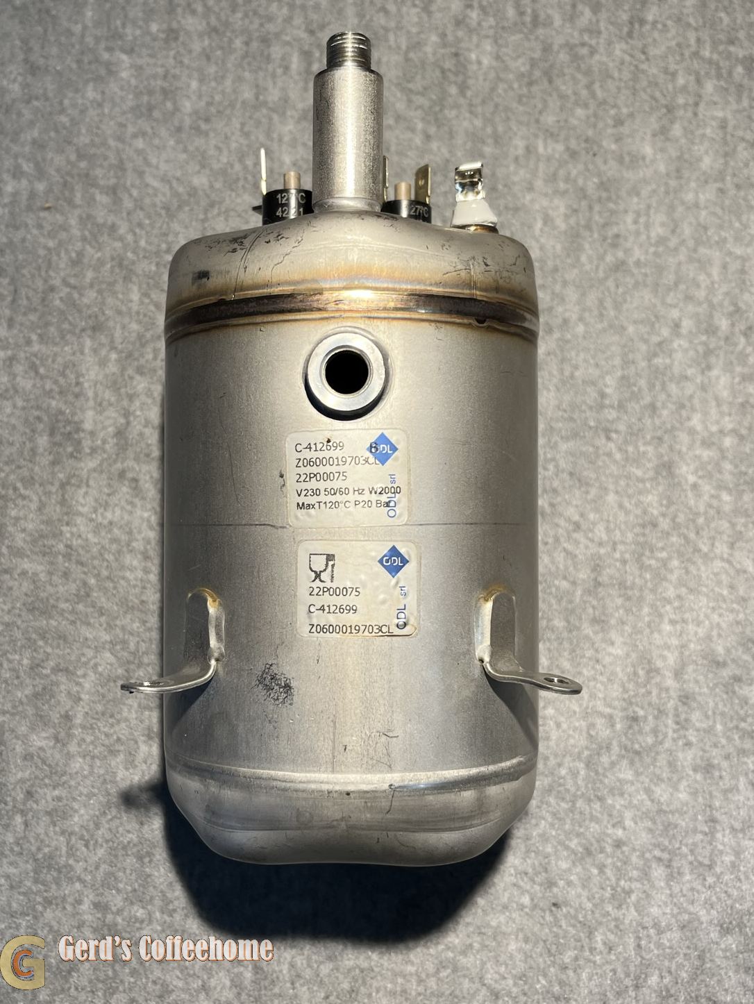 V14 Druckboiler 2000W 800ml XSG VHO (gebraucht) V14 Druckboiler 2000W 800ml XSG VHO (gebraucht)