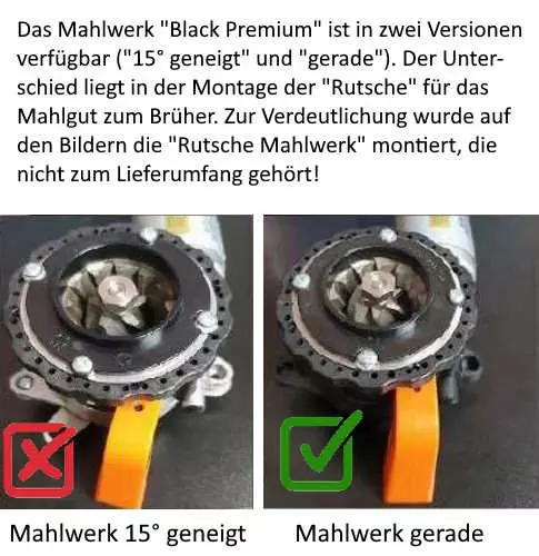 Mahlwerk Black 230V Premium Gerade (revidiert)