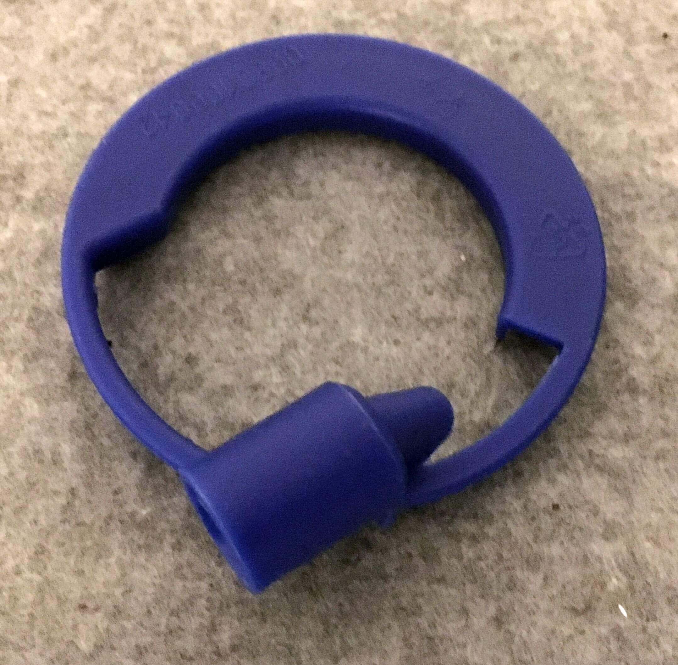 Dampfdeckel Blau Zulauf 4,0mm