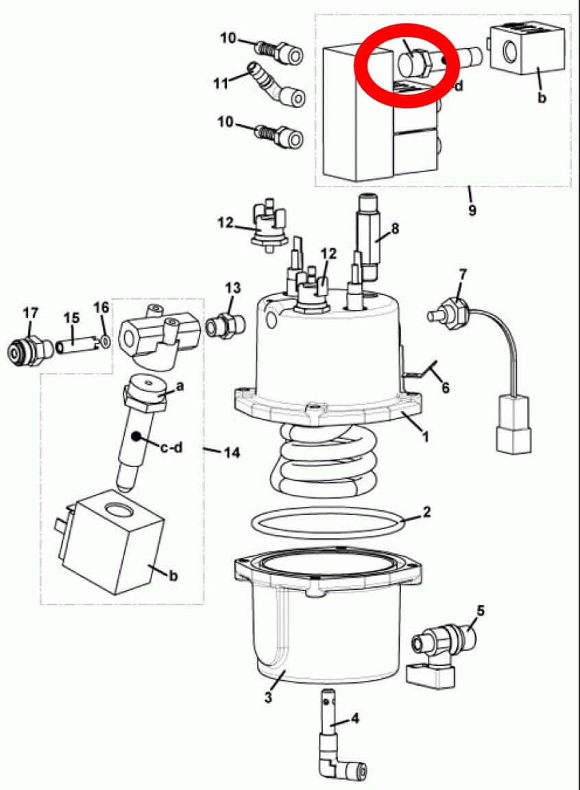 Gua Dichtung O Ring Plunger Cino Xs Grande Pb Rheavendors Servomat Steigler